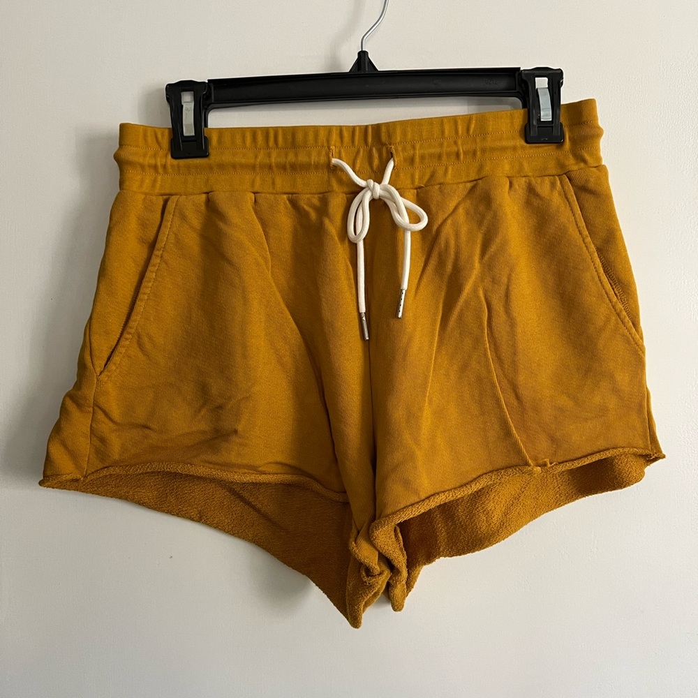 MATE the Label Organic Terry Lounge Short in Turmeric
